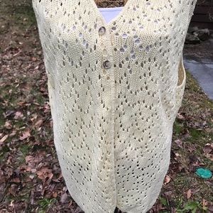 Bonjour knitted long over top size 22W